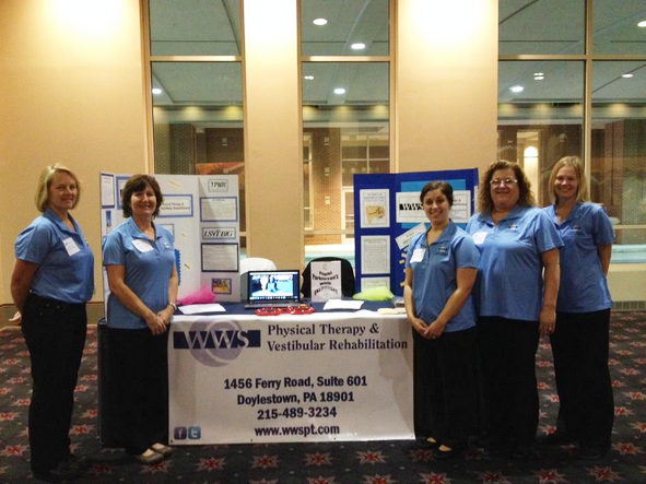 WWSPT Experts at the Parkinson's Event at the Philadelphia Convention Center as Partners