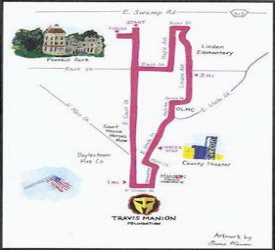 Travis Manyon Race Map